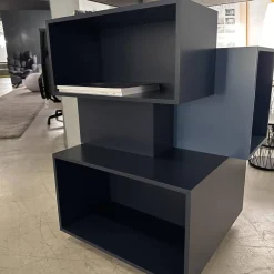 Ligne Roset Regale|Regal Stack Holz Verschiedene Blautöne