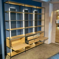 Schöner Wohnen-Kollektion Regale|Regalelement Schöner Wohnen Line Massivholz Eiche Rustico Hell Geölt