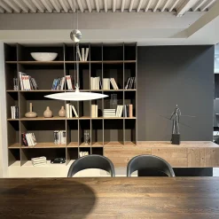 Anrei Wohnwände & Tv-Lowboards|Regalkombination Mit Lowboard Aus Bergfichte Gebürstet Steingrau