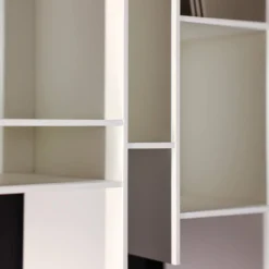 MDF Italia Regale|Regalkombination Randomito Offen Material MDF Struktur Lack Weiß Matt X042