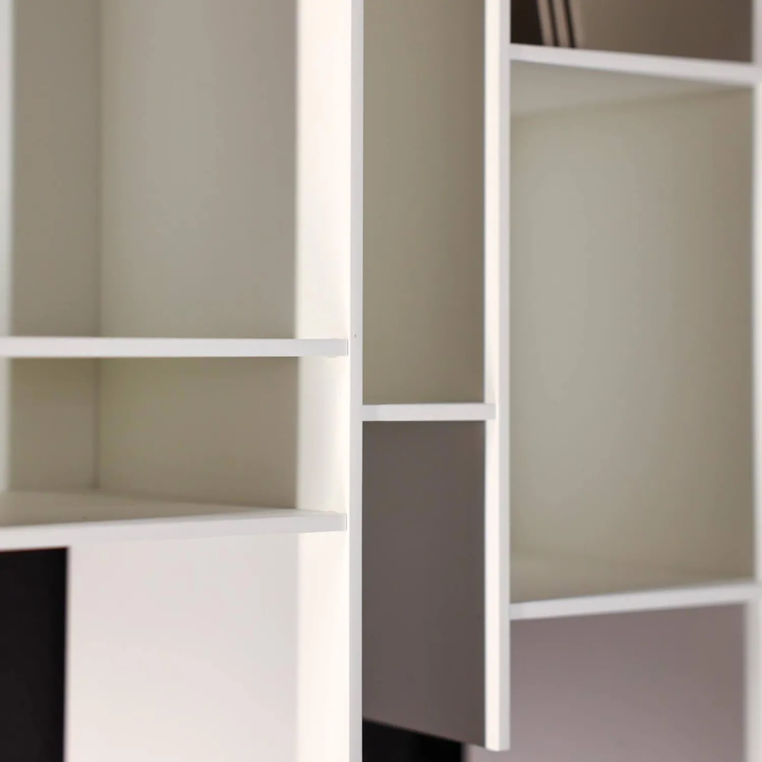 MDF Italia Regale|Regalkombination Randomito Offen Material MDF Struktur Lack Weiß Matt X042