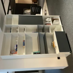 Interlübke Regale|Regalsystem Grid Lack M03 Schneeweiß Und M21 Anthrazit