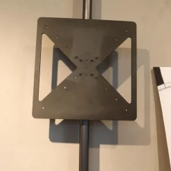 Molteni & C Regale|Regalsystem Hector Fachböden Eiche Schwarz Ständer Zinnfarbig Mit Schreibtischklappe Und Schüben Schwarz