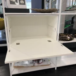 MDF Italia Regale|Regalsystem Minima 3.0 Holz Weiß Und Naturholz Schwarz