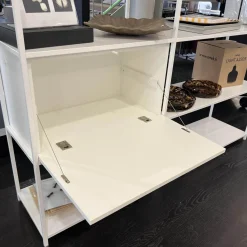 MDF Italia Regale|Regalsystem Minima 3.0 Holz Weiß Und Naturholz Schwarz