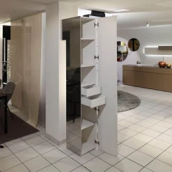 Opinion Ciatti Regale|Regalturm Le Ragazze Formose Formosa In Piedi MDF Lackiert Weiß Inklusive Edelstahlverkleidung