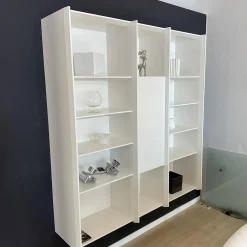 Interlübke Regale|Regalwand Grid Hängend Lack Schneeweiß Matt M03 Weiß