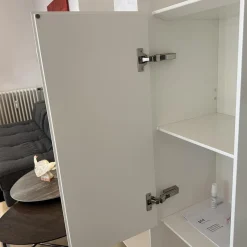 Interlübke Regale|Regalwand Grid Hängend Lack Schneeweiß Matt M03 Weiß