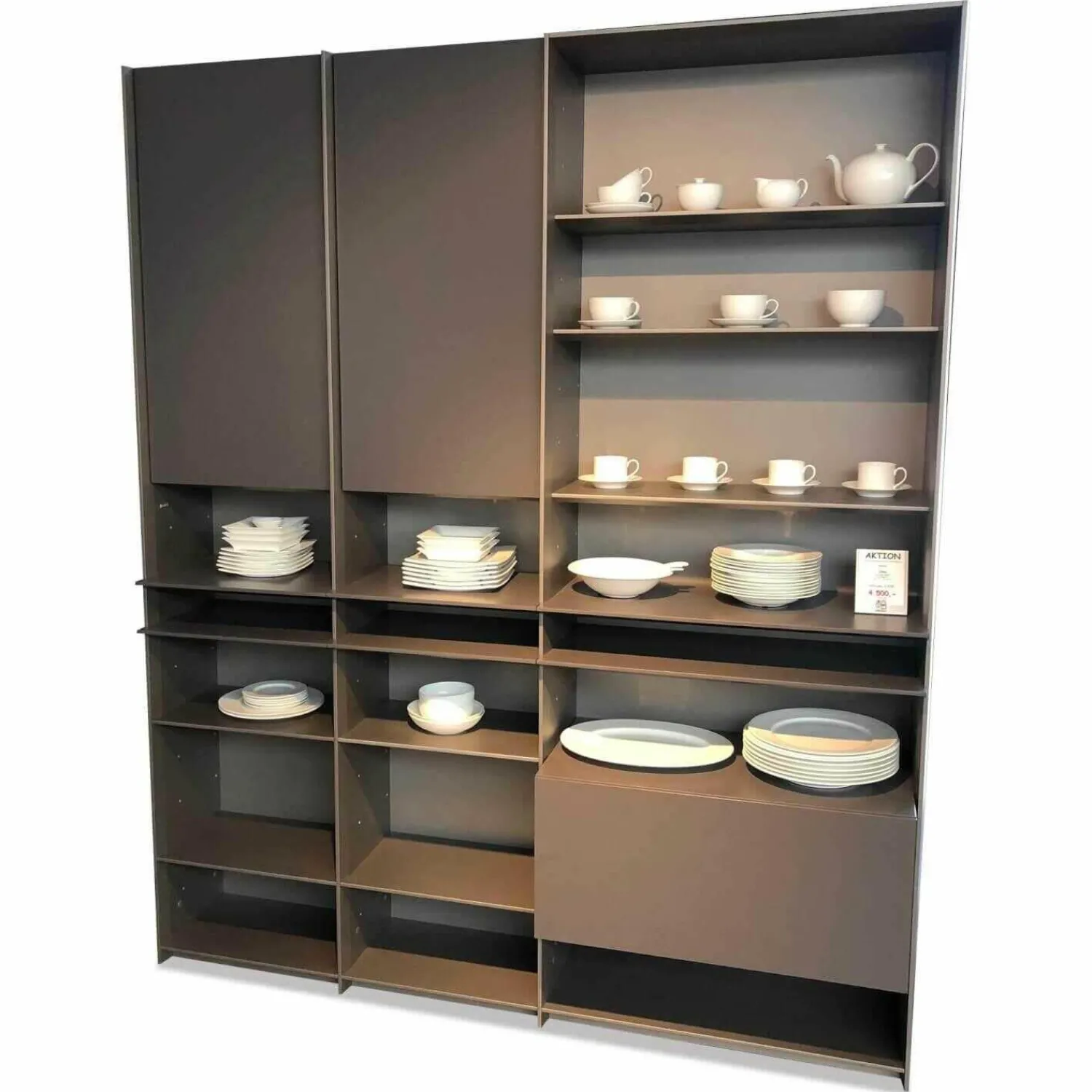 Interlübke Regale|Regalwand Grid Lack Matt