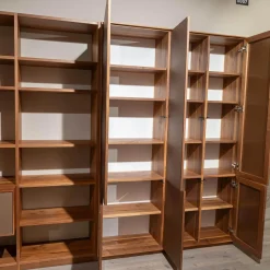 Anrei Wohnwände & Tv-Lowboards|Regalwand PU 30 Puro Style Astnuss Massiv Natur Geölt