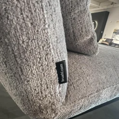 Brühl Daybeds & Recamieren|Relaxliege Roro 98 Stoff 4001 92 Hellgrau Füße Metall Schwarz Mit Rollen