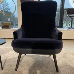Walter Knoll Relaxsessel|Relaxsessel 375 / 377 Bezug Rücken Vintage 1437 Night Blue Sitz Harald 2 792 Ocean