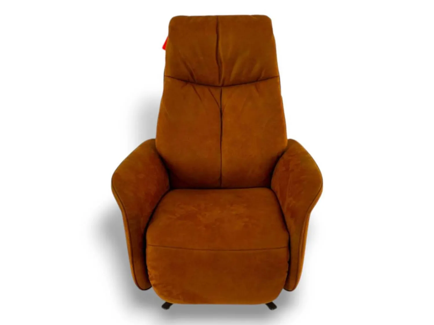 himolla Relaxsessel|Relaxsessel 7358 Easy Swing S Stoff Microfaser Nevada Cognac Braun Sternfuß Bronze Pulverbeschichtet