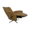 himolla Relaxsessel|Relaxsessel 7928 Easyswing M Longlife Leder Eleganza Mais Braun Sternfuß Edelstahloptik Drehbar