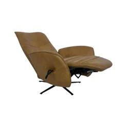 himolla Relaxsessel|Relaxsessel 7928 Easyswing M Longlife Leder Eleganza Mais Braun Sternfuß Edelstahloptik Drehbar