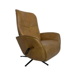 himolla Relaxsessel|Relaxsessel 7928 Easyswing M Longlife Leder Eleganza Mais Braun Sternfuß Edelstahloptik Drehbar