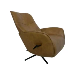 himolla Relaxsessel|Relaxsessel 7928 Easyswing M Longlife Leder Eleganza Mais Braun Sternfuß Edelstahloptik Drehbar