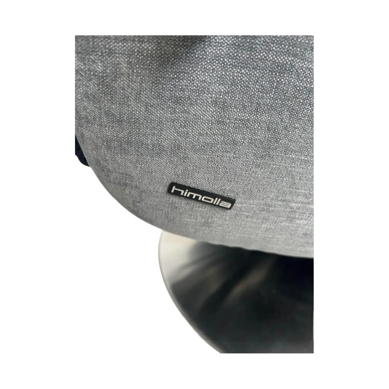 himolla Relaxsessel|Relaxsessel 7050 Easyswing M Stoff Leeds Platin Grau Fuß Teller Edelstahloptik Mit Elektrischer Kopfteilverstellung