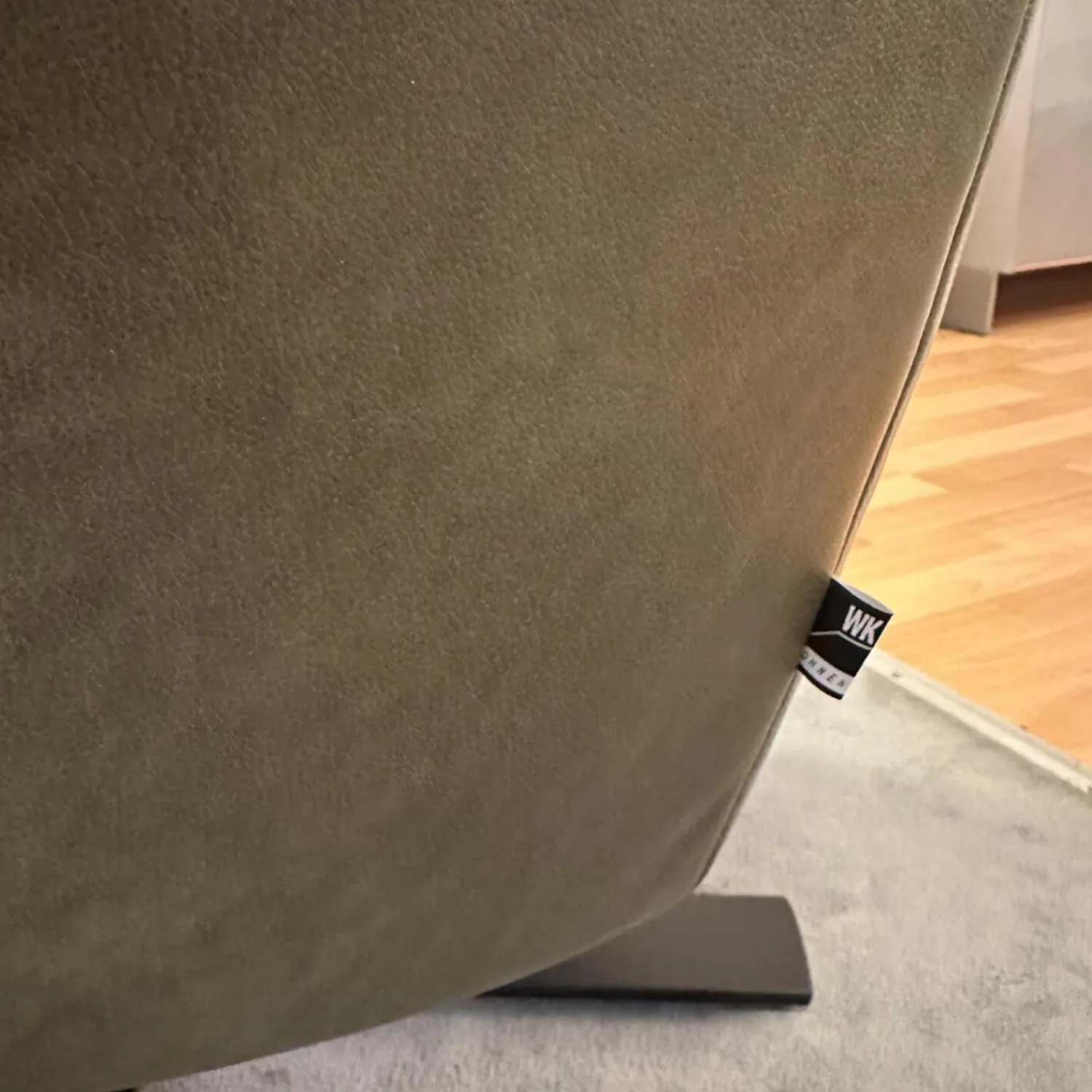 WK Wohnen Relaxsessel|Relaxsessel 683 Haily Lift Up Leder Polo 1102 Grün 5 Stern Fuß Stahl Schwarz Mit Aufstehhilfe