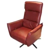 Carina Relaxsessel|Relaxsessel 9066 Leder J Mercury Rot mit Verstellfunktion