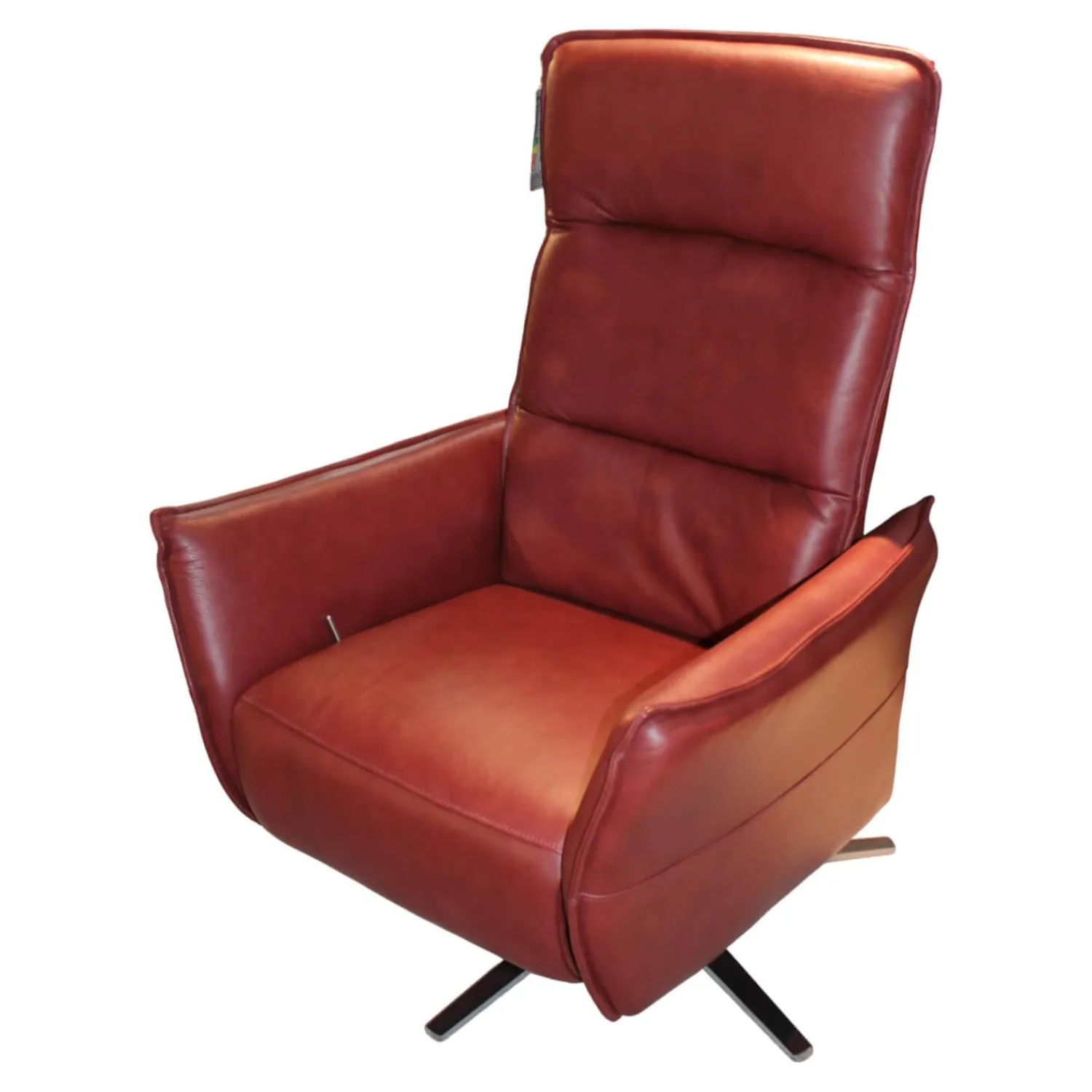 Carina Relaxsessel|Relaxsessel 9066 Leder J Mercury Rot mit Verstellfunktion