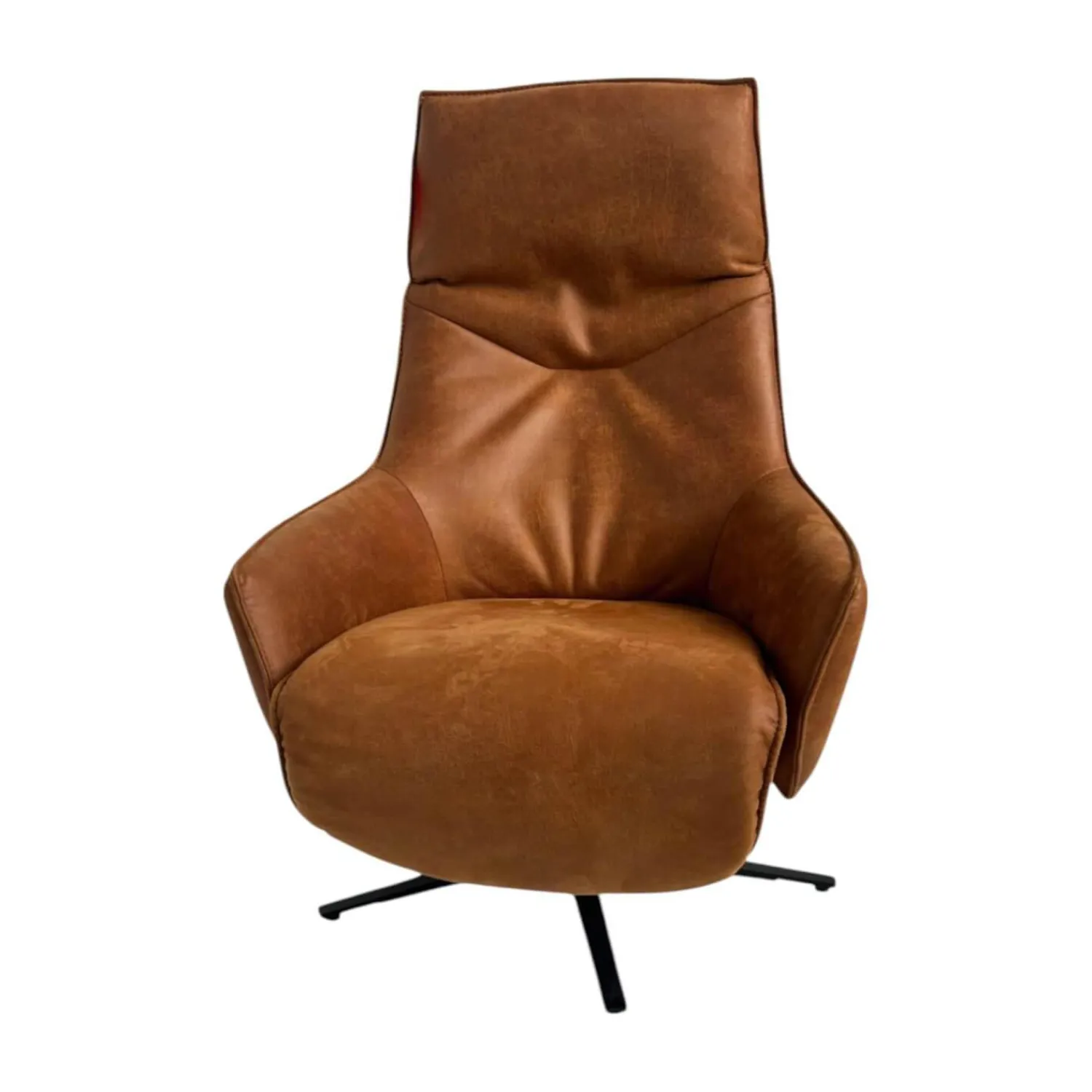 himolla Relaxsessel|Relaxsessel 7162 S Lounger Stoff 13 Nevada Cognac Braun Sternfuß Schwarz Inklusive Aufstehhilfe