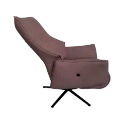 himolla Relaxsessel|Relaxsessel 7911 S Lounger M Leder 27 Leonessa Lachs Braun Sternfuß Anthrazit Pulverbeschichtet Drehbar