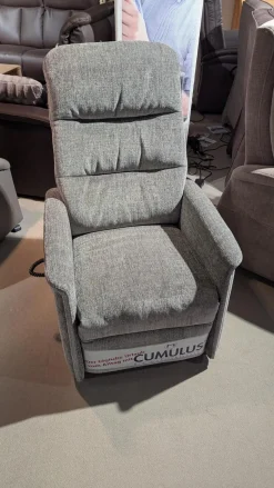 himolla Relaxsessel|Relaxsessel 9051 Stoff Aquaclean 03 Sudan Grau 2-Motorisch mit Aufstehhilfe