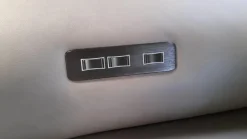 Arco Fernsehsessel|Relaxsessel 50025 Stoff Frisco Kiesel Grau Fuß Rollen