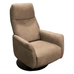 himolla Relaxsessel|Relaxsessel 9061 Stoff K-Nevada Farbe Asche Drehgestell Anthrazit Kopf- Und Fußteil Verstellbar