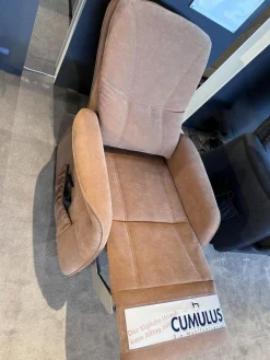 himolla Relaxsessel|Relaxsessel 7568 Stoff Nougat Braun mit motorischer Verstellung