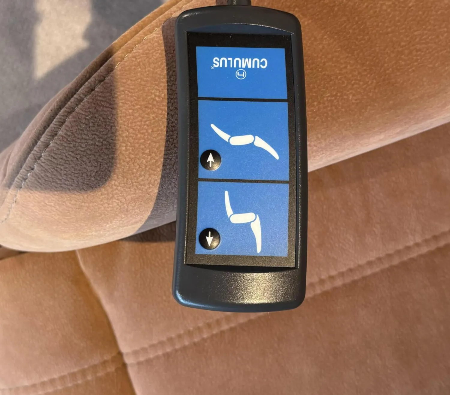 himolla Relaxsessel|Relaxsessel 7568 Stoff Nougat Braun mit motorischer Verstellung