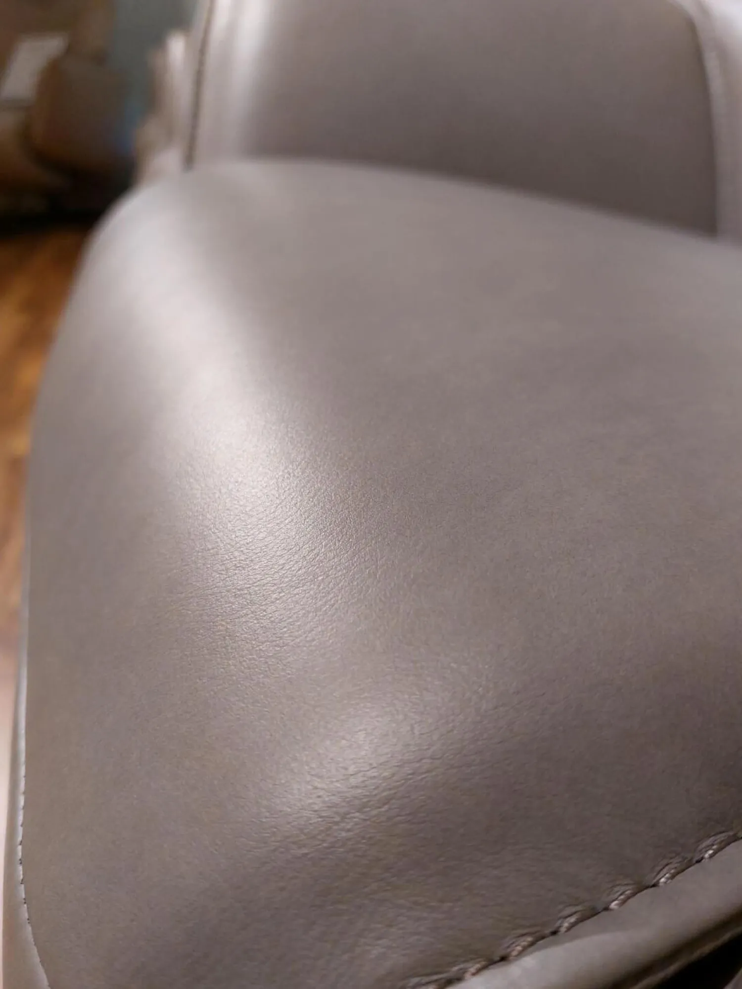 himolla Relaxsessel|Relaxsessel 7905 Type 27U Leder Soft Nappa Shadow Grau Sternfuß Stahl Edelstahloptik Mit Verstellungen 3 Motorisch