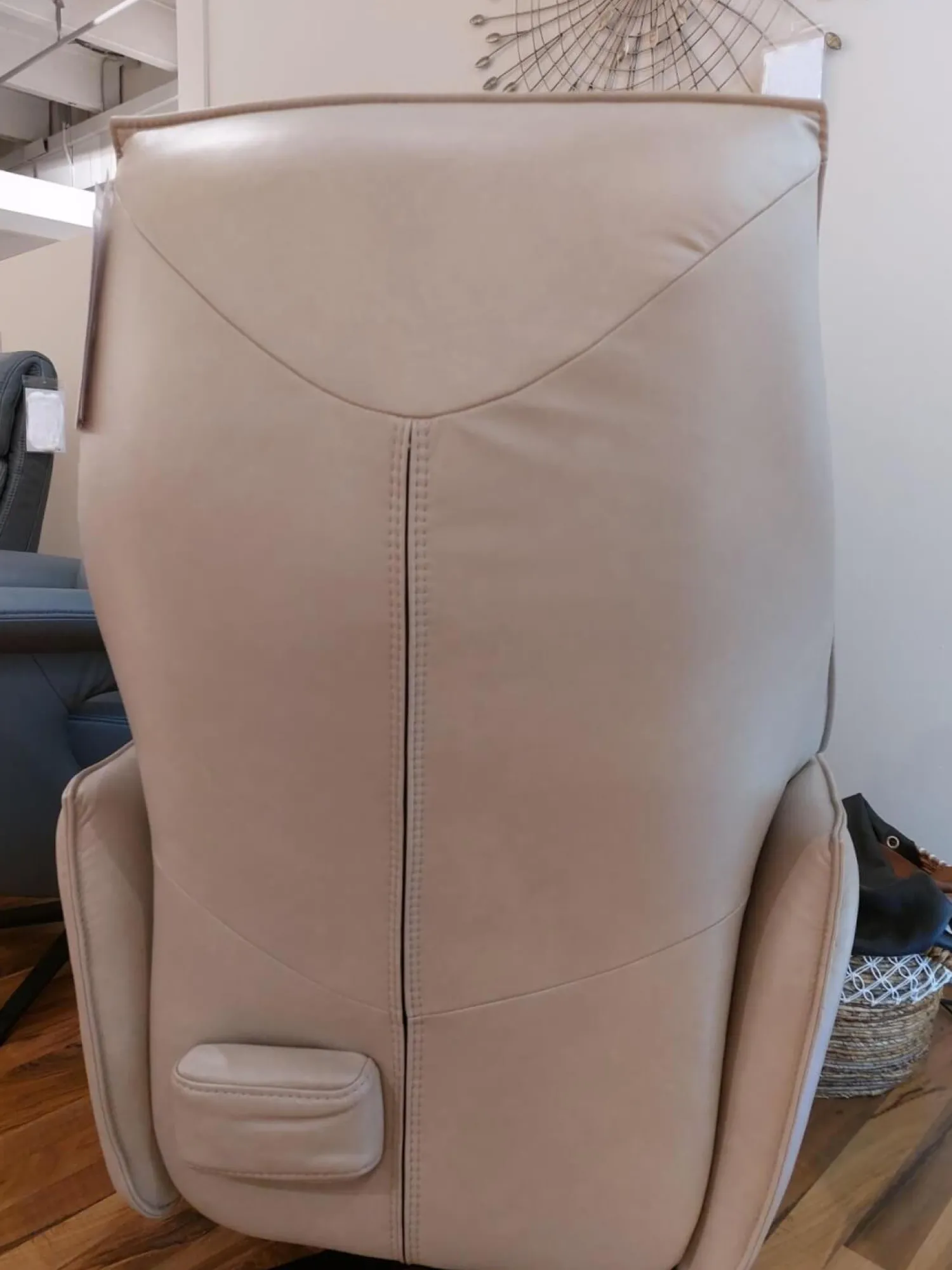 himolla Relaxsessel|Relaxsessel 7911 Type 45V Leder Soft Nappa Island Beige Braun Sternfuß Stahl Anthrazit Mit Verstellung 1 Motorisch