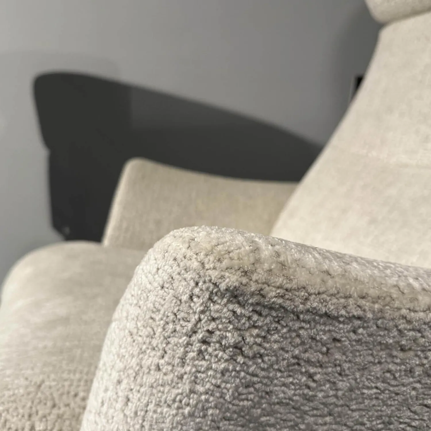 Conform Relaxsessel|Relaxsessel Beyoung Stoff Mercedes 1429 03 Cream Creme Fuß Aluminium Inklusive Hocker