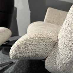 Conform Relaxsessel|Relaxsessel Beyoung Stoff Mercedes 1429 03 Cream Creme Fuß Aluminium Inklusive Hocker