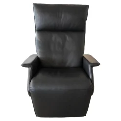 Berg Furniture Relaxsessel|Relaxsessel Ceto Leder Schwarz Gestell Edelstahlring Und Schwarzes Leder Manuell Verstellbar