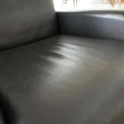 Berg Furniture Relaxsessel|Relaxsessel Ceto Leder Schwarz Gestell Edelstahlring Und Schwarzes Leder Manuell Verstellbar