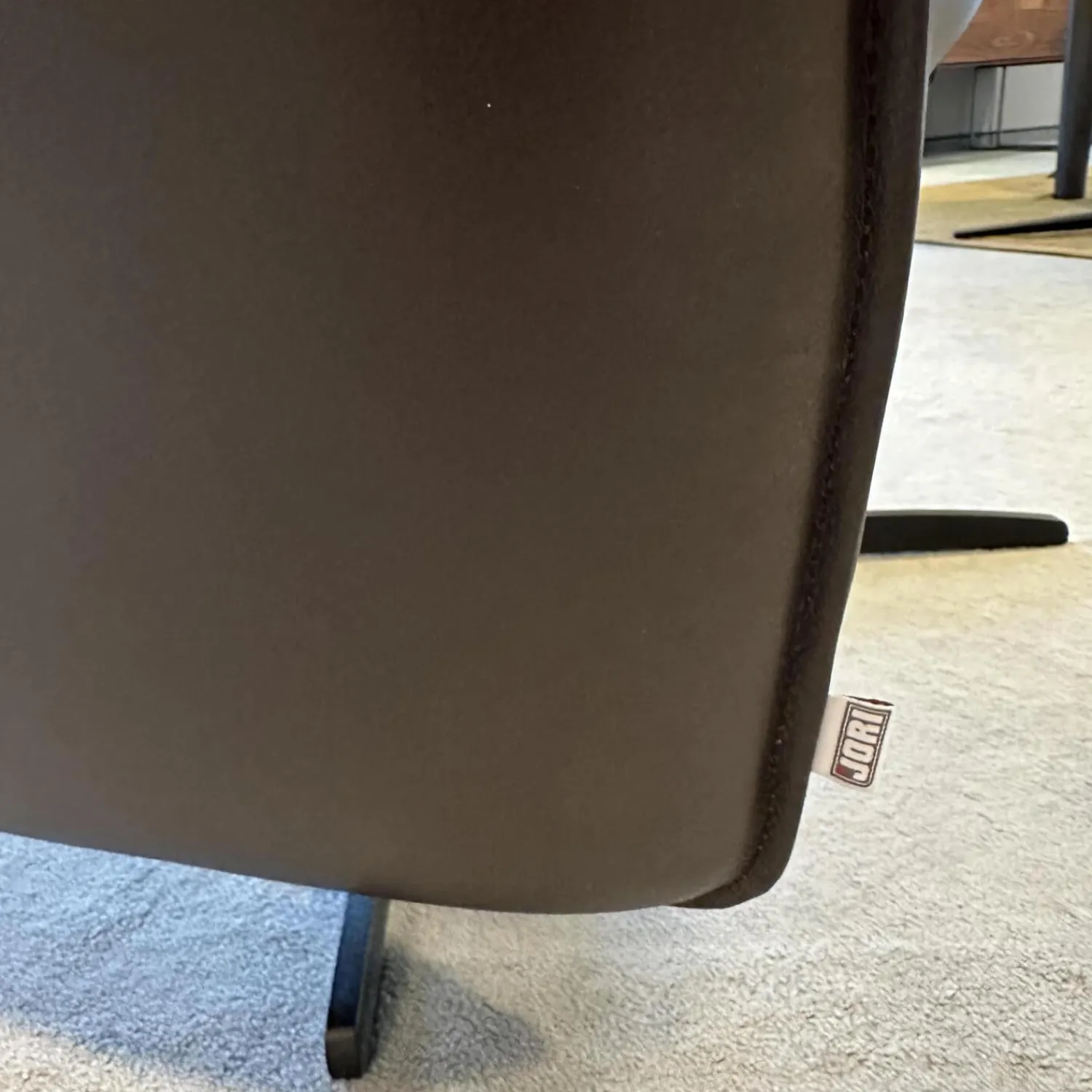 Jori Relaxsessel|Relaxsessel Daydreamer JR 7450 Leder Lipando Fondente Braun 4 Stern Fuß Gewellt Schwarz Stufenlos Verstellbar