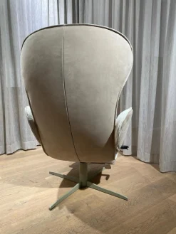 Jori Relaxsessel|Relaxsessel Daydreamer Medi Stoff F2a Leder Nubuck Cream Grau Beige Mono-Move