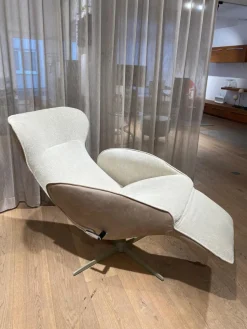 Jori Relaxsessel|Relaxsessel Daydreamer Medi Stoff F2a Leder Nubuck Cream Grau Beige Mono-Move