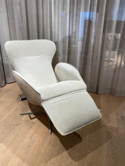 Jori Relaxsessel|Relaxsessel Daydreamer Medi Stoff F2a Leder Nubuck Cream Grau Beige Mono-Move