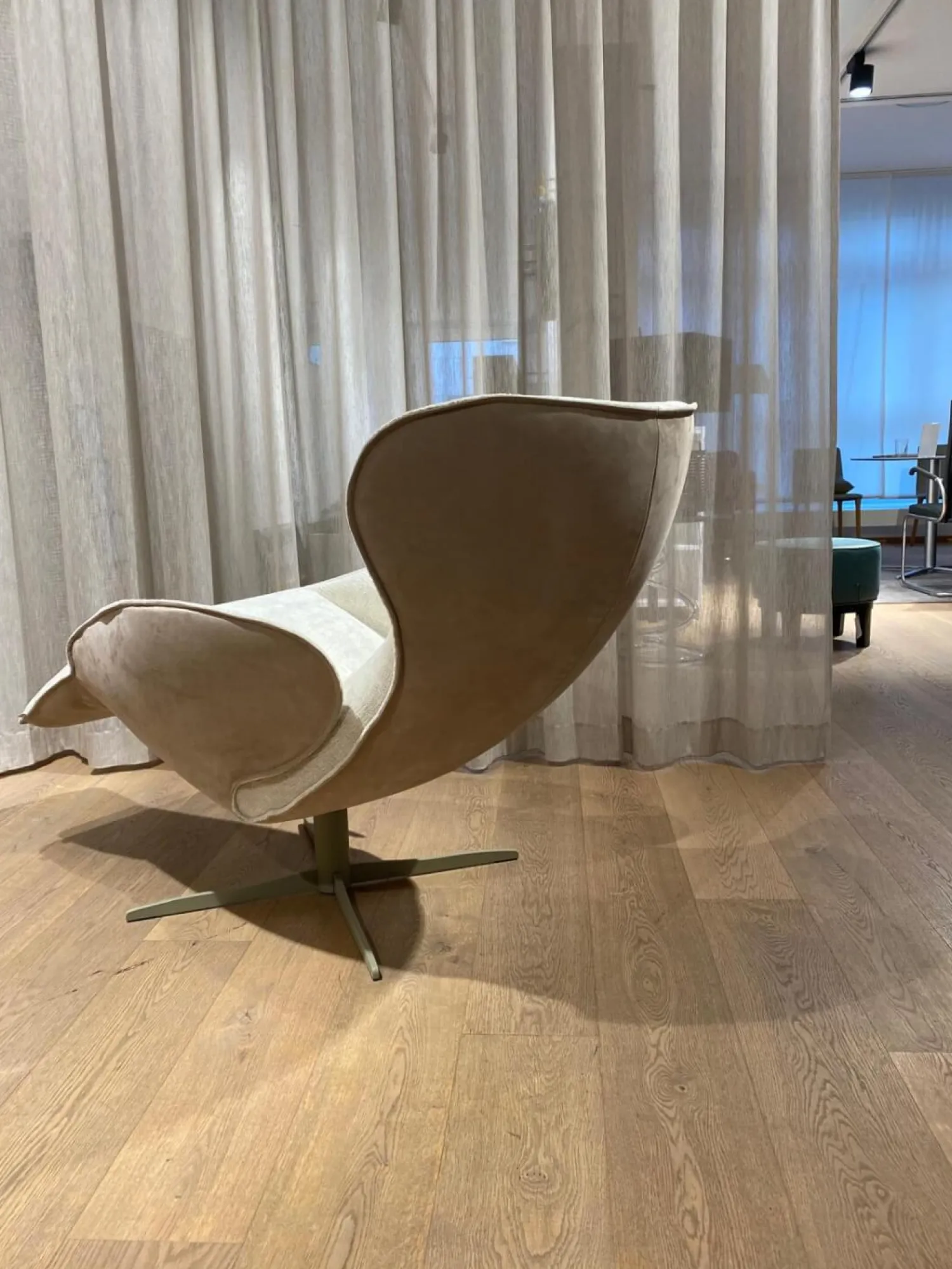 Jori Relaxsessel|Relaxsessel Daydreamer Medi Stoff F2a Leder Nubuck Cream Grau Beige Mono-Move