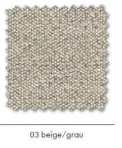 Vitra Relaxsessel|Relaxsessel Hal Stoff Dumet Beige Grau Holzfüße 04 Dark Oak Mit Hocker Und Losem Sitzkissen