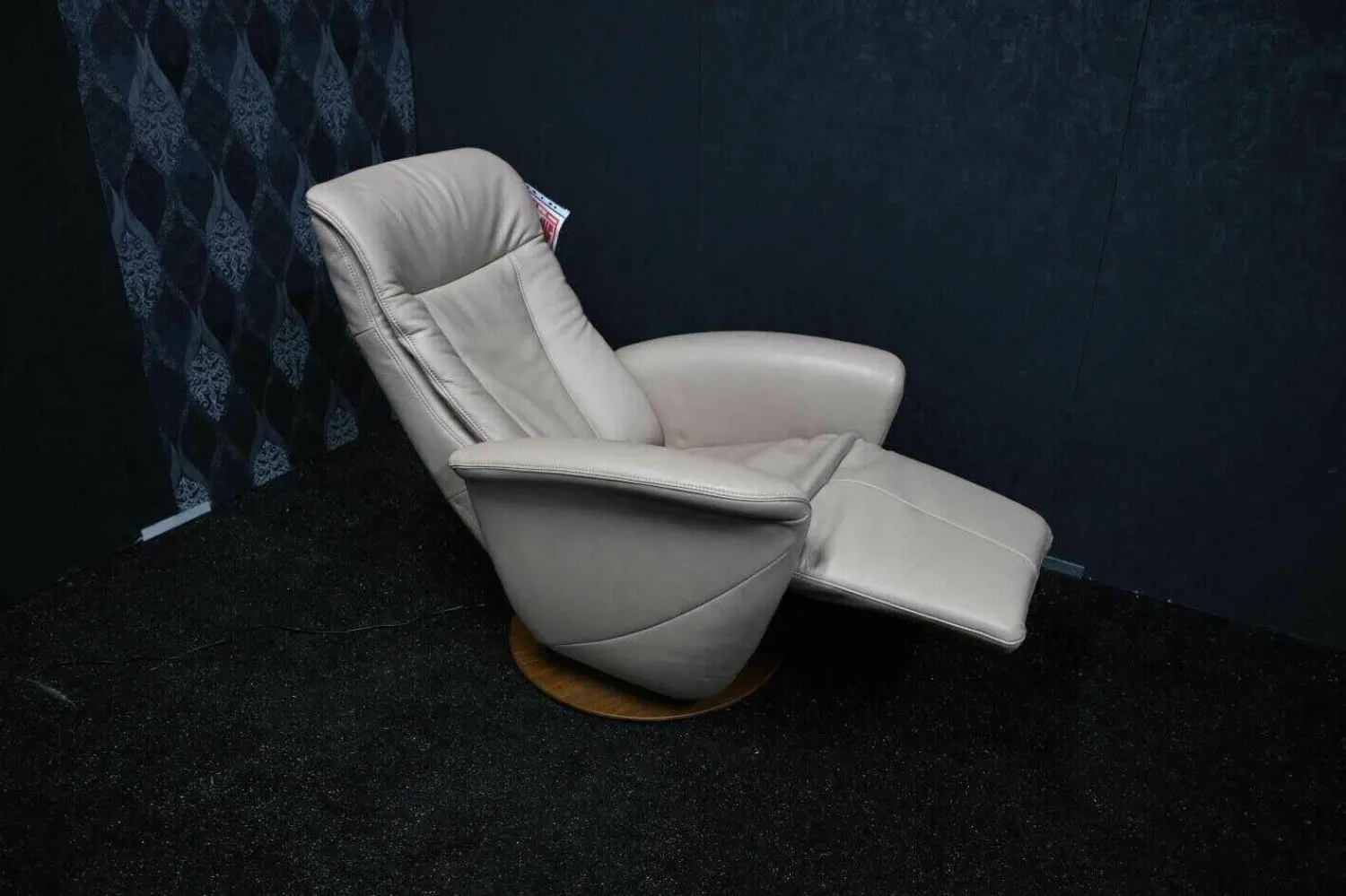 Hukla Relaxsessel|Relaxsessel Heiko Leder Belvita 59 Linen mit Elektrischer Relaxfunktion