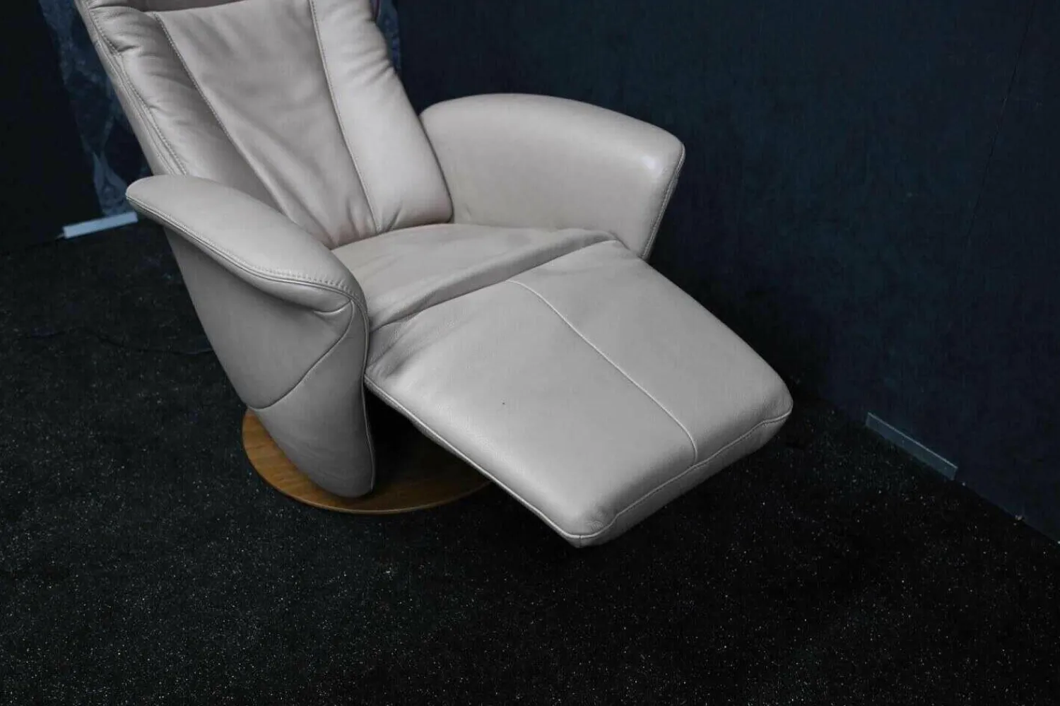 Hukla Relaxsessel|Relaxsessel Heiko Leder Belvita 59 Linen mit Elektrischer Relaxfunktion