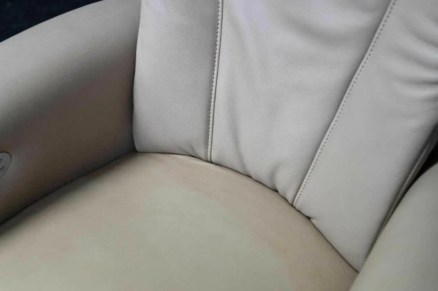 Hukla Relaxsessel|Relaxsessel Heiko Leder Belvita 59 Linen mit Elektrischer Relaxfunktion