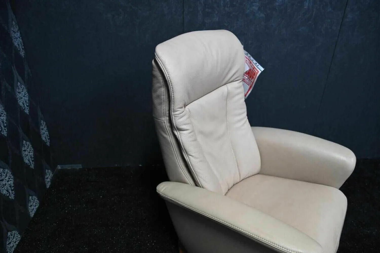 Hukla Relaxsessel|Relaxsessel Heiko Leder Belvita 59 Linen mit Elektrischer Relaxfunktion