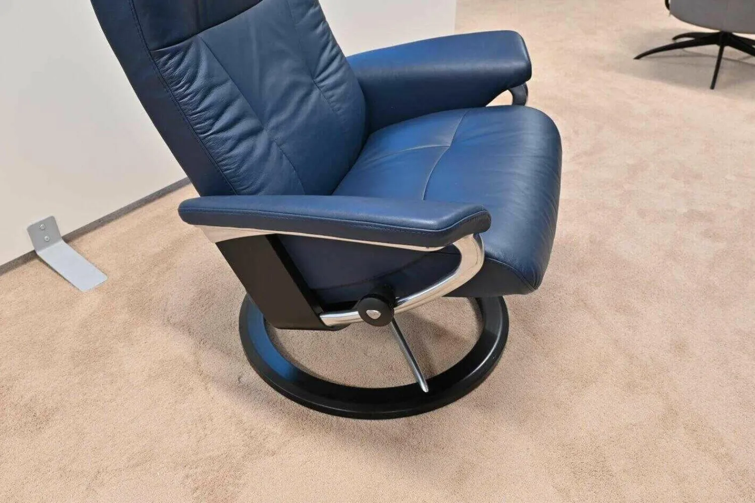 Stressless Relaxsessel|Relaxsessel President Large Leder Paloma Oxford Blue