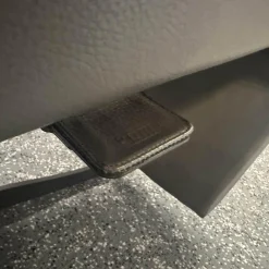 Jori Relaxsessel|Relaxsessel Symphony JR 3860 Multi Move Medi Leder Celia Smoke Grau Braun 4 Stern Fuß Gewellt Schwarz Lackiert